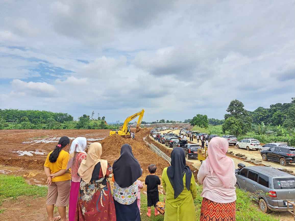 Lokasi pembangunan Kantor pemerintahan Kota Bogor yang baru di kawasan Katulampa, Bogor Timur. REKA/RADAR BOGOR