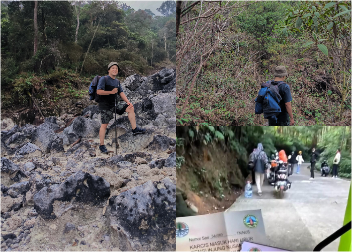 Perjalanan menyusuri Kawah Ratu Gunung Salak Bogor. Foto: Iwan Alqodrie