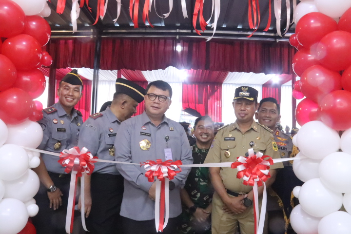 Optimalisasi pembinaan kemandirian dan pemenuhan gizi dan makanan sehat terhadap warga binaan, Lapas Kelas II A Cibinong resmikan Dapur Sahabat Roti Prabudana.﻿