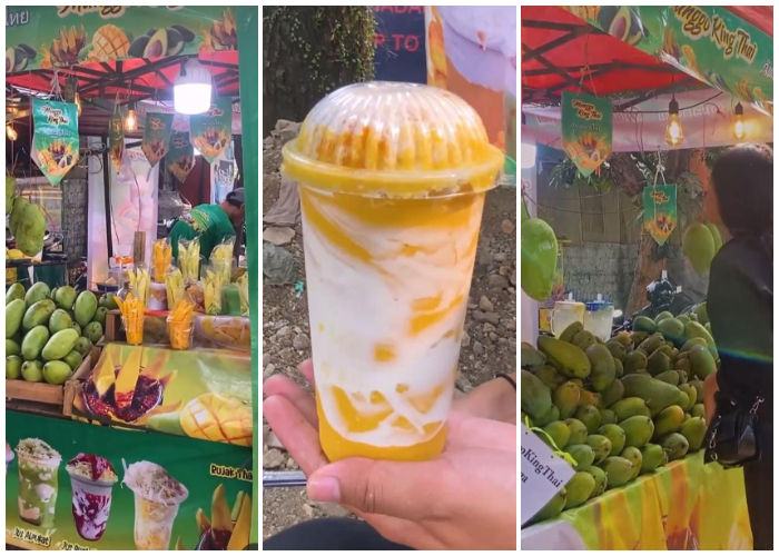 Minuman segar khas Thailand, Manggo King Thai di Jalan Sholeh Iskandar, Kota Bogor.