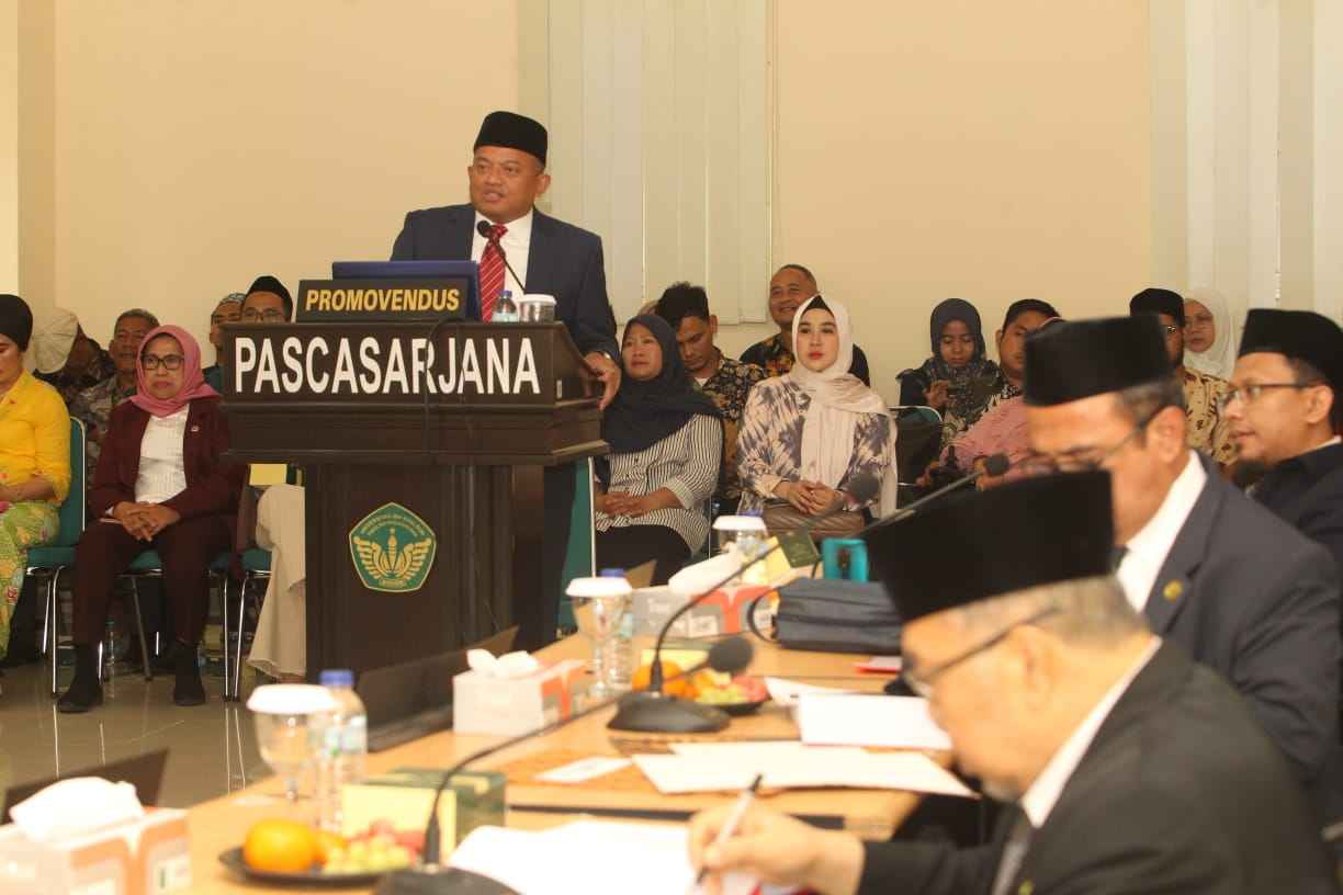 Anggota Komisi V DPR RI Mulyadi resmi menyandang gelar Doktor setelah lulus dalam ujian sidang promosi Doktor Pendidikan Agama Islam UIKA, Kamis (18/1/2024).﻿ SOFYANSYAH/RADAR BOGOR