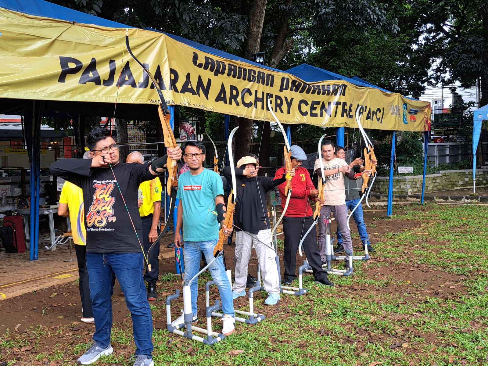 Lapangan Panahan GOR Pajajaran Bogor, markas klub panahan Pajajaran Archery Centre (P