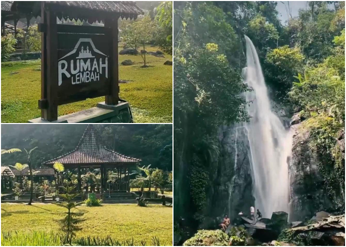 Destinasi wisata Rumah Lembah di Desa Cinagara, Kecamatan Caringin, Kabupaten Bogor, Jawa Barat.