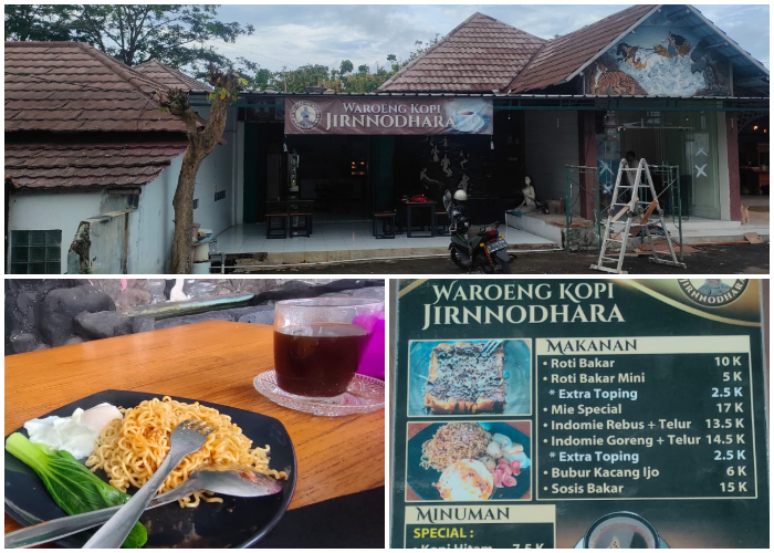 Waroeng Kopi Jirnnodhara, Jalan Raya Puncak, Kecamatan Megamendung, Kabupaten Bogor.  Foto: Arifal/Radar Bogor