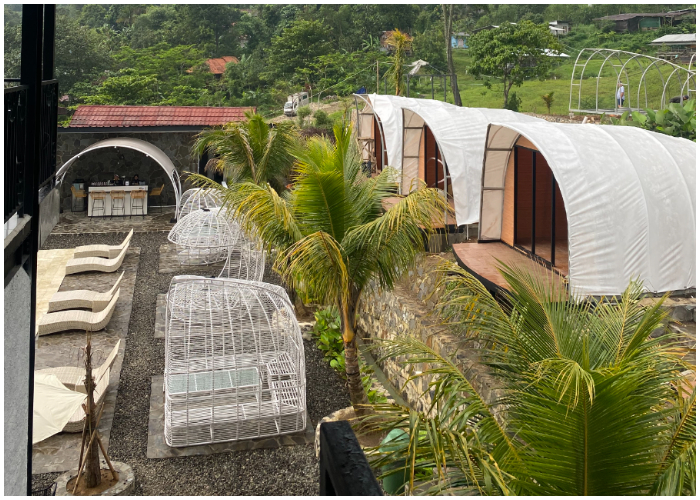 Glamping di La Pico Resto & Cafe Bojong Koneng Sentul, Kabupaten Bogor, anti macet.