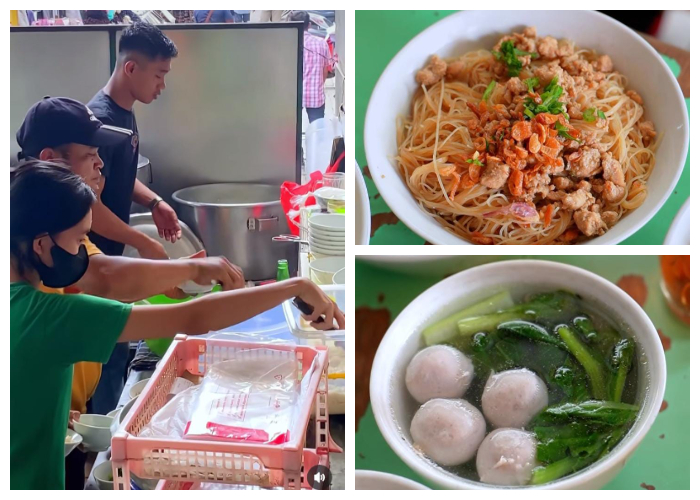Mie Ayam Bakso Apollo Pasar Anyar.