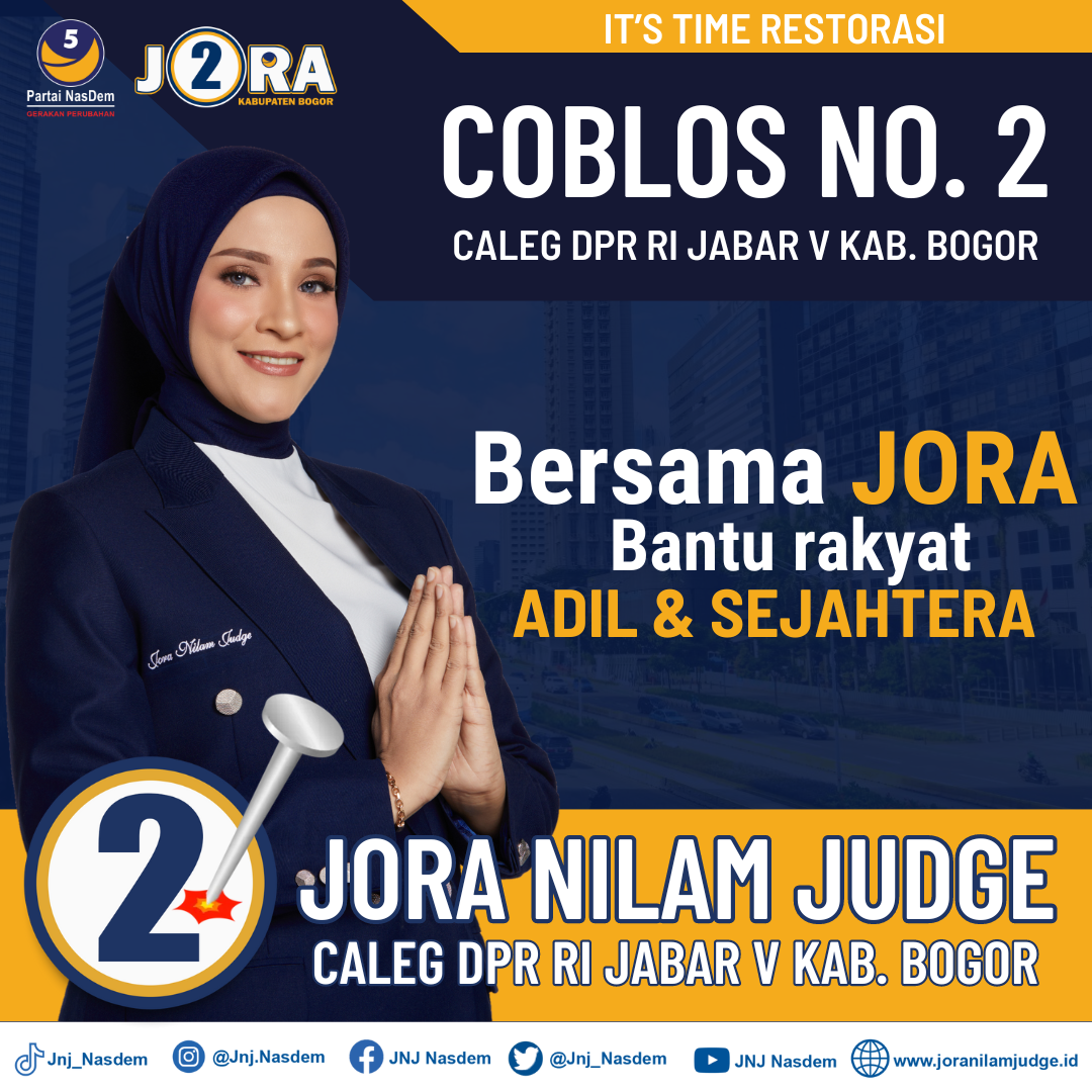 Caleg Nasdem Kabupaten Bogor Jora Nilam Judge