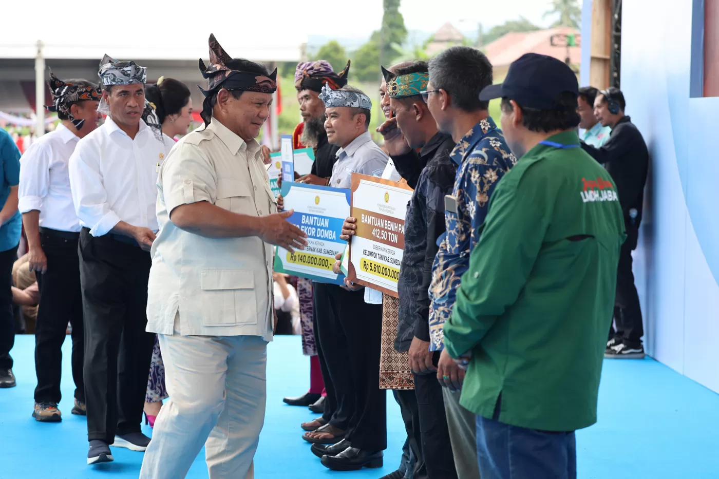 Prabowo Subianto sebut program makan siang gratis dapat menyerap panen petani lokal. (DOK: TKN PRABOWO-GIBRAN)/JawaPos.com