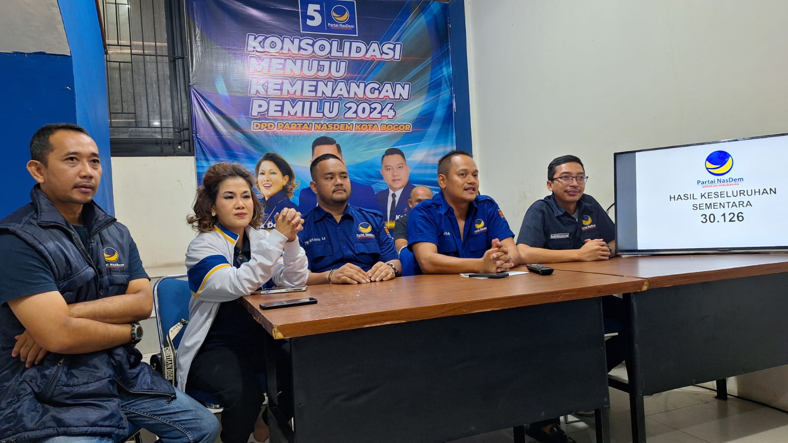 DPD Nasdem mengklaim berhasil merebut satu fraksi di Dewan Perwakilan Rakyat Daerah (DPRD) Kota Bogor, pada periode 2024-2029.