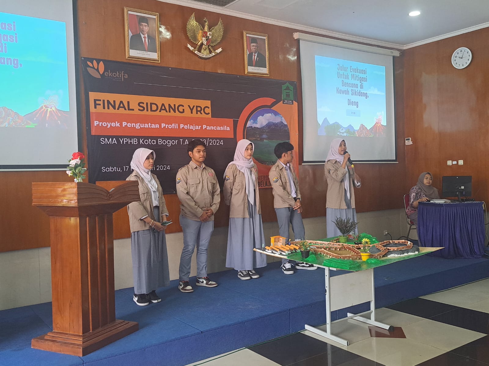 Sebanyak 8 kelompok terbaik tampil di Final Sidang YRC yang berlangsung di YPHB pada Sabtu (17/2/2024). REKA/RADAR BOGOR