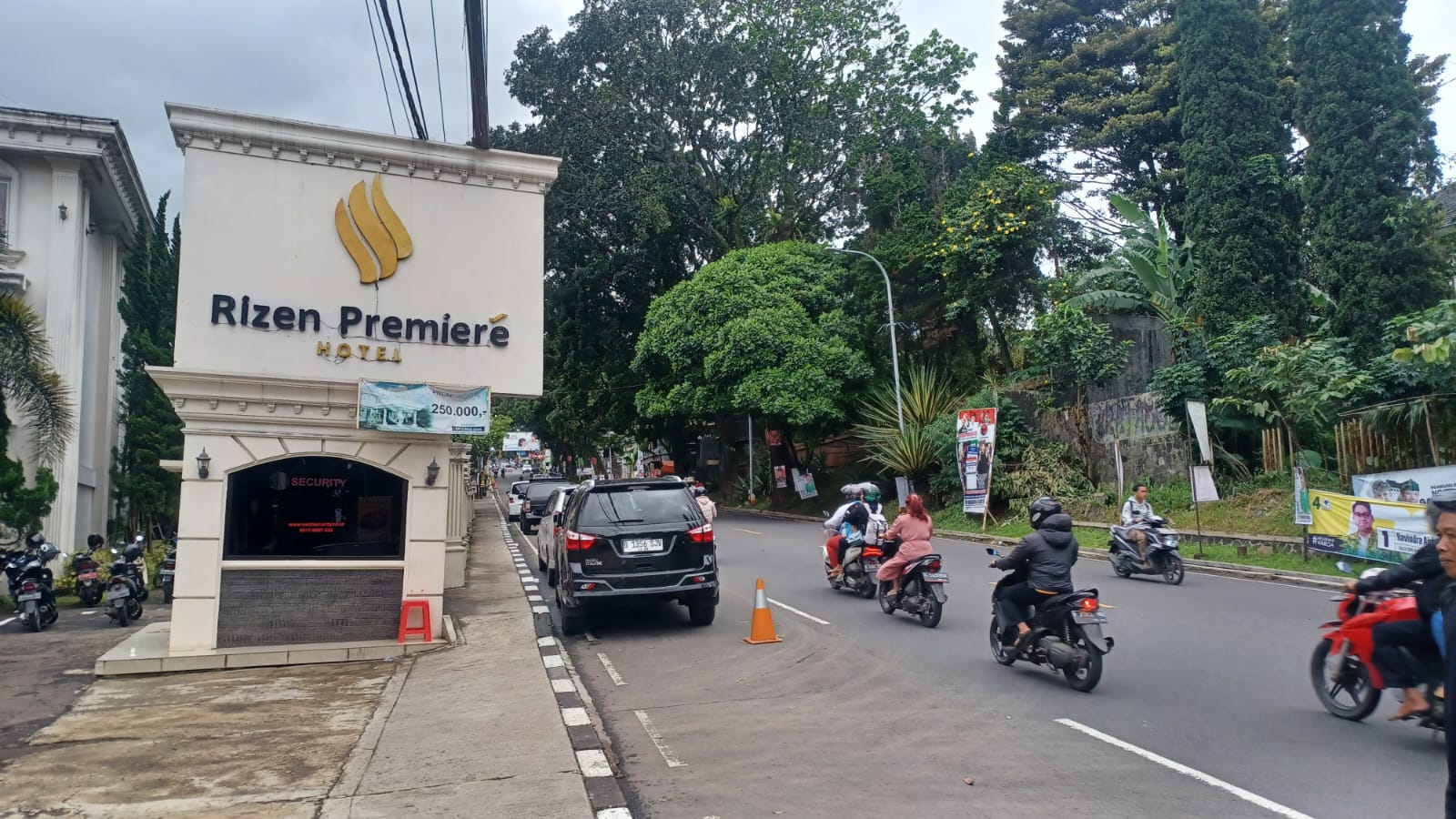 Hotel di kawasan Puncak Bogor sepi di libur Imlek.