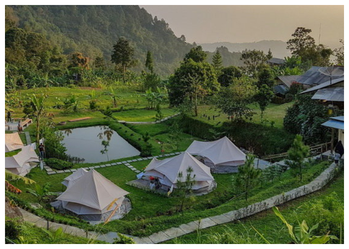 Forrester Glamping Co, yang terletak di kawasan Megamendung, Kecamatan Megamendung, Kabupaten Bogor, Jawa Barat.  foto: highlandindonesia.com