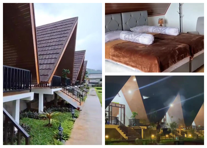 Glamping Green View Puncak yang berada di Kampung Cibeureum, Desa Tugu Utara, Kecamatan Cisarua, Kabupaten Bogor, Jawa Barat.
