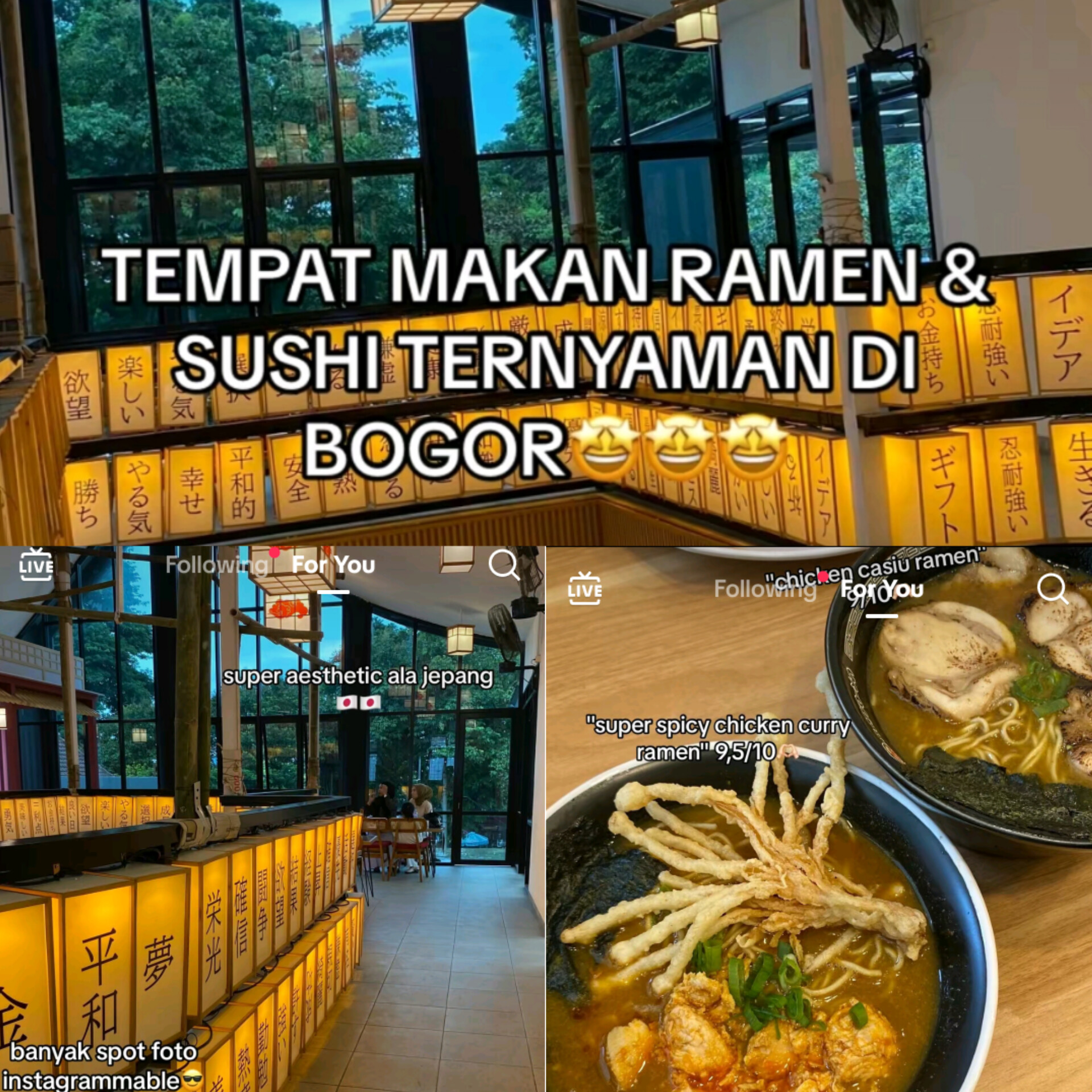 Sushi dan ramen menjadi dua makanan yang banyak digemari saat ini.