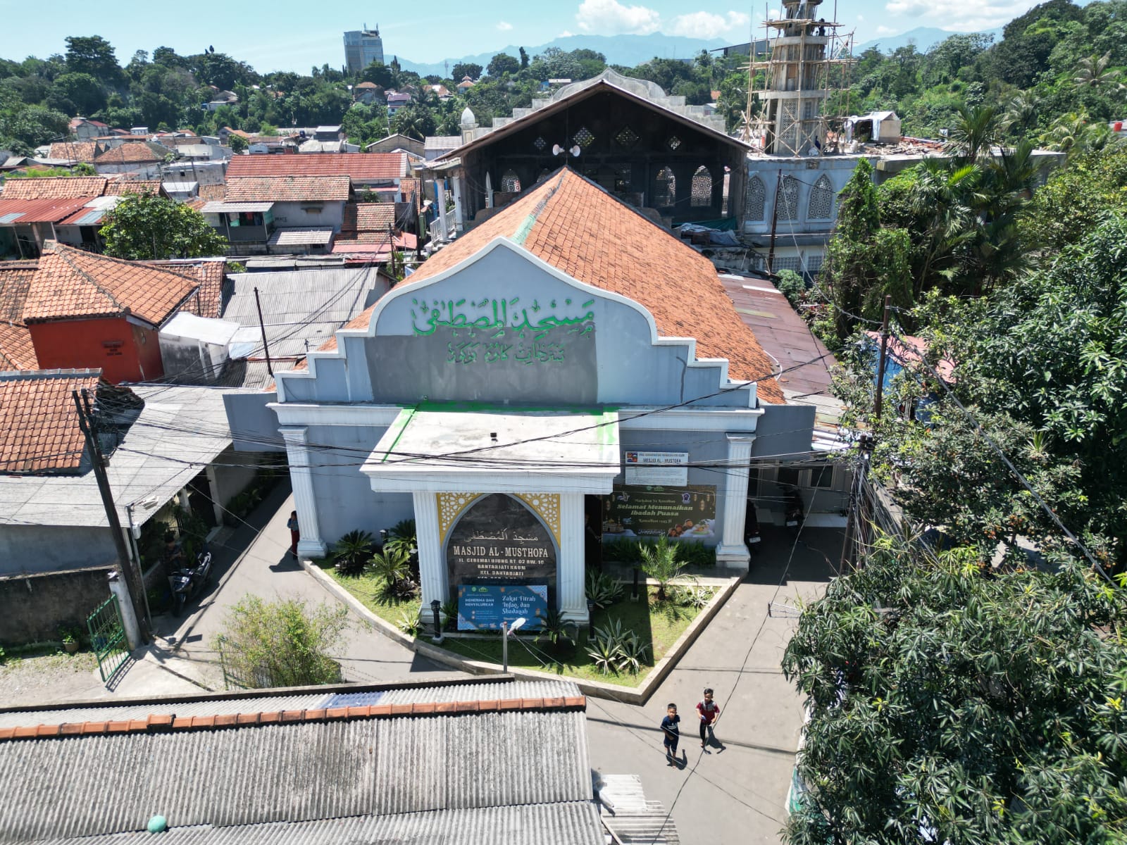 Masjid Al-Mustofa di Jalan Ciremai Ujung, Kampung Bantarjati Kaum, Kecamatan Bogor Utara, Kota Bogor, merupakan masjid tertua di Kota Bogor. ﻿FOTO; RIVALDI/RADAR BOGOR