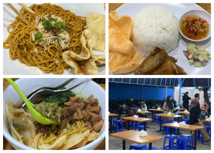 Mie Mandjoer yang berlokasi di Cibinong, tepatnya di Jl Raya Sukahati, Kelurahan Sukahati, Kecamatan Cibinong, Kabupaten Bogor.