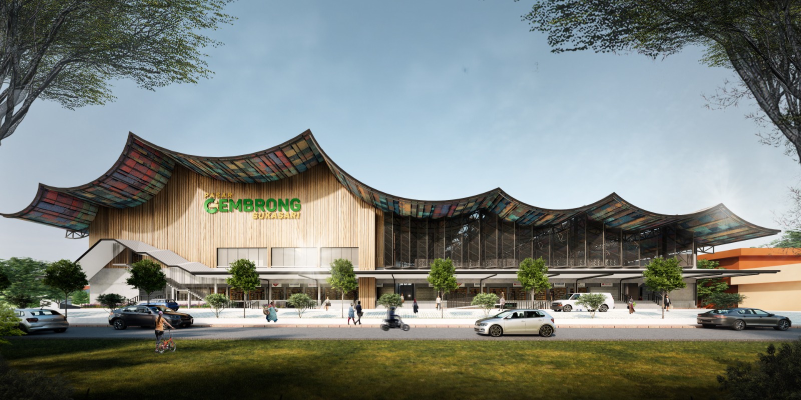 Perumda PPJ mencanangkan Pasar Jamdu Dua dan Pasar Gembrong Sukasari jadi pasar bersih.