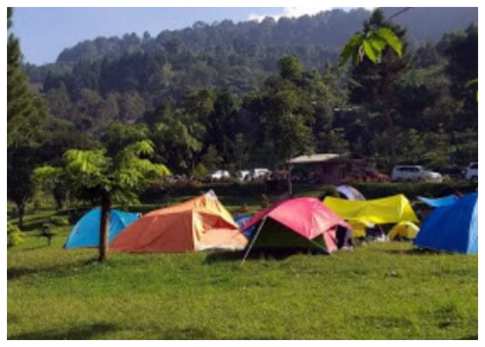 Samara Salak Camp, yang terletak di Citamiang, Desa Megamendung, Kecamatan Megamendung, Bogor, Jawa Barat.