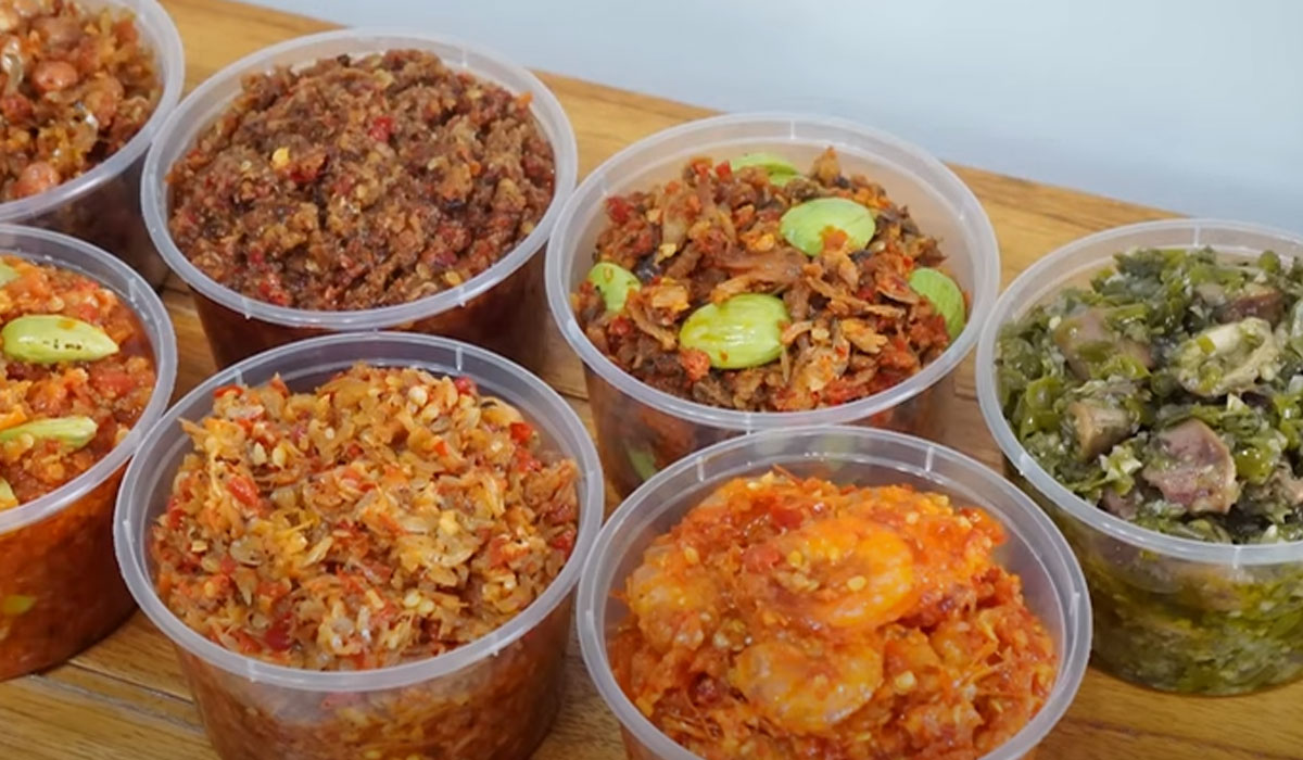 Menu sambal yang praktis untuk stok sahur dan buka puasa.