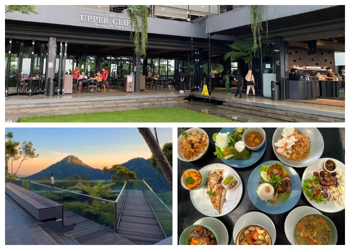 The Upper Clift Cafe yang berlokasi di kawasan Jalan Raya Bojong Koneng, Sentul, Kecamatan Babakan Madang, Kabupaten Bogor.