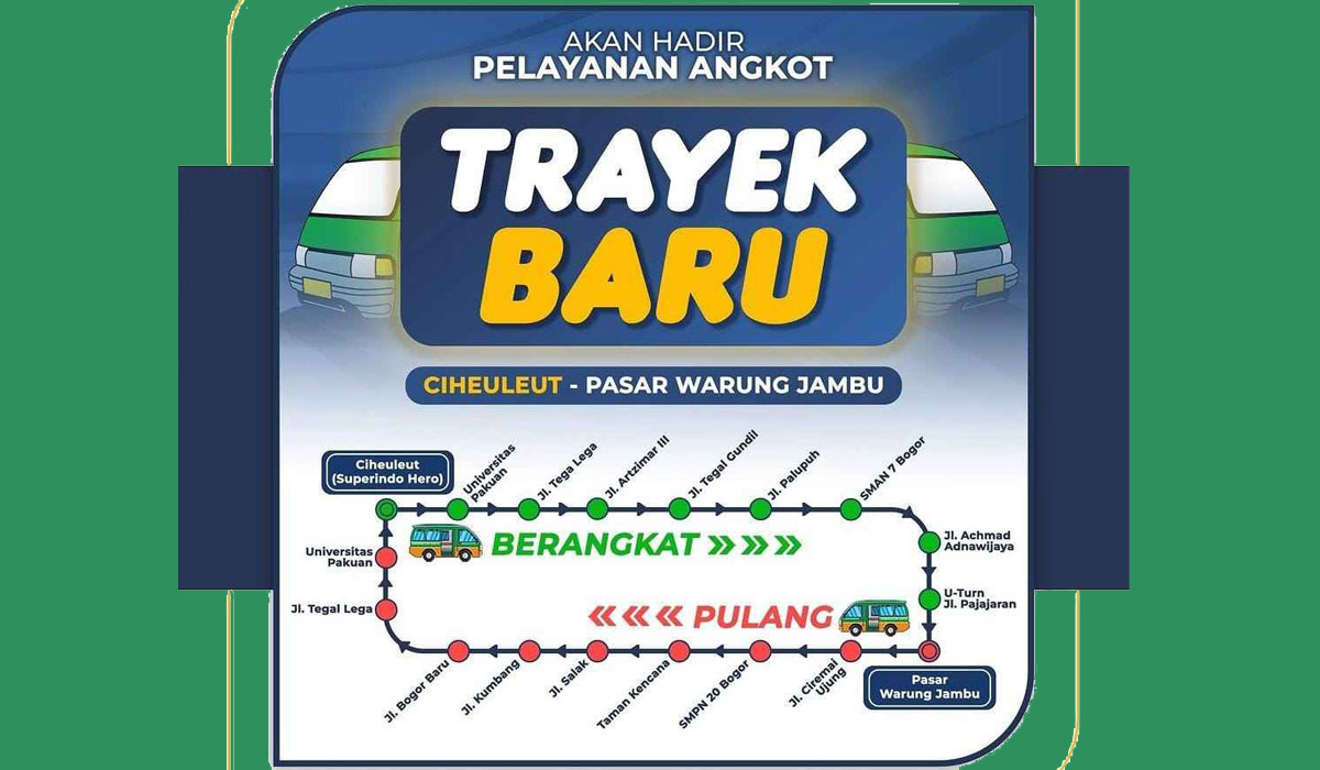 Trayek Baru angkot di Kota Bogor