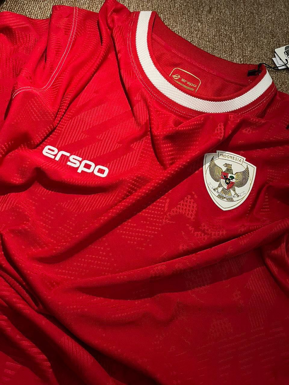 Jersey terbaru Timnas Indonesia. (IST)