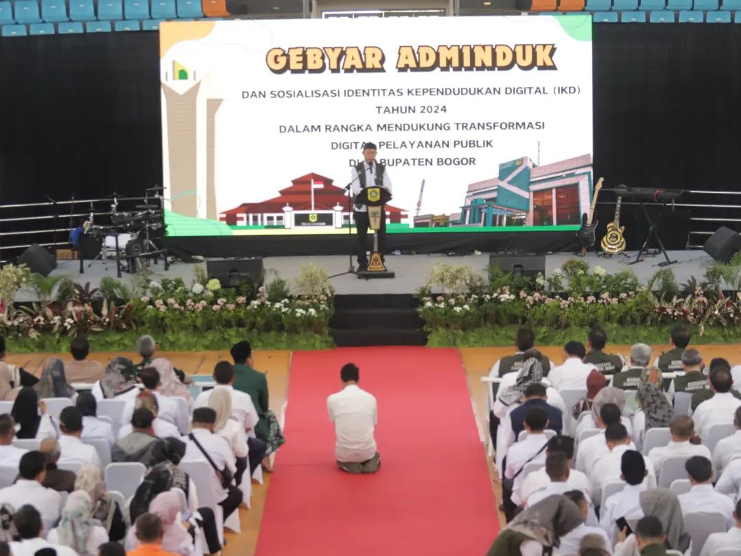 Gebyar Adminduk 2024 Disdukcapil Kabupaten Bogor disambut antusias masyarakat.