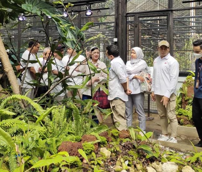 Kebun Raya Bogor (KRB) menjadi salah satu destinasi wisata favorit di Kota Bogor.