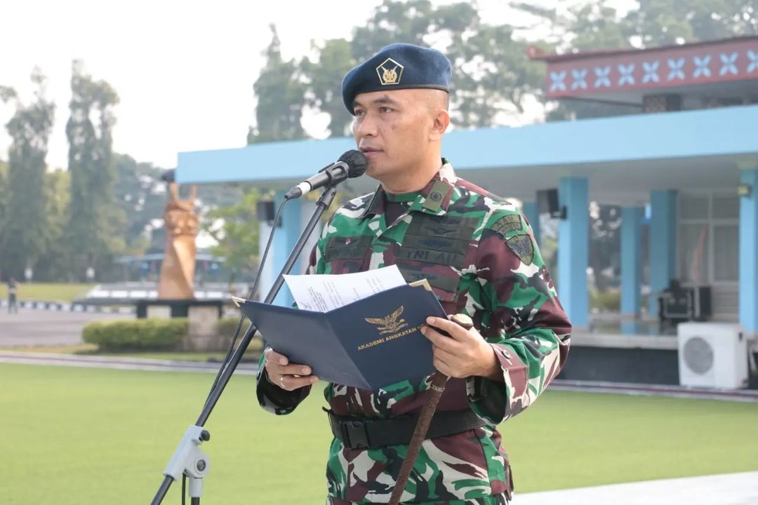 Danlanud ATS yang baru dilantik Kolonel Pnb J.H. Ginting. Fatur/Radar Bogor