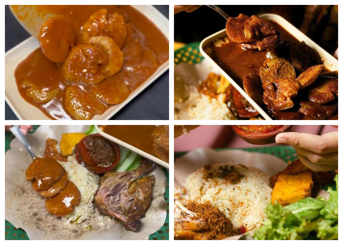 Menu semur jengkol ala Pawon Panggang.