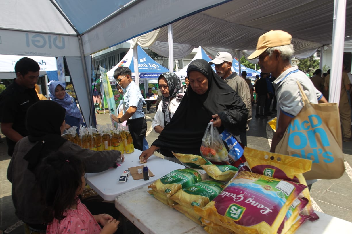 Balkot Ramadhan Fest di Plaza Balai Kota Bogor, Senin (1/4/2024). FOTO : SOFYANSYAH/RADAR BOGOR