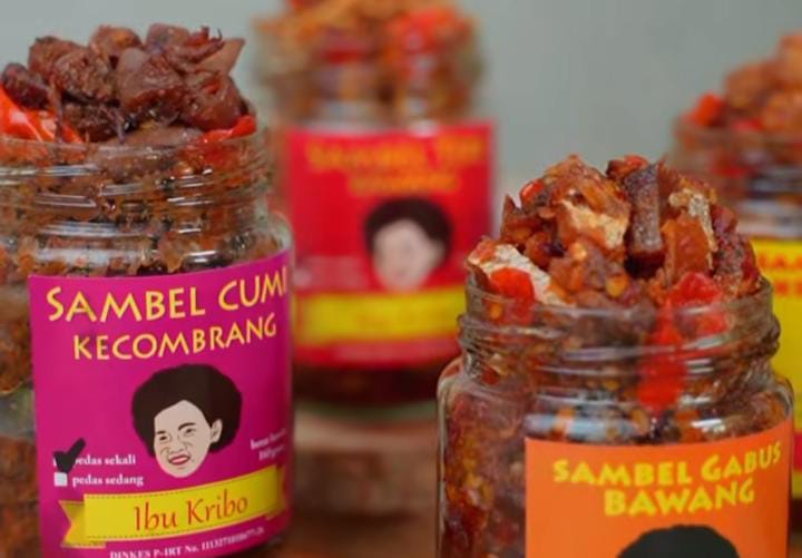 Oleh-Oleh sambel legend khas Bogor, yakni Sambel Ibu Kribo.