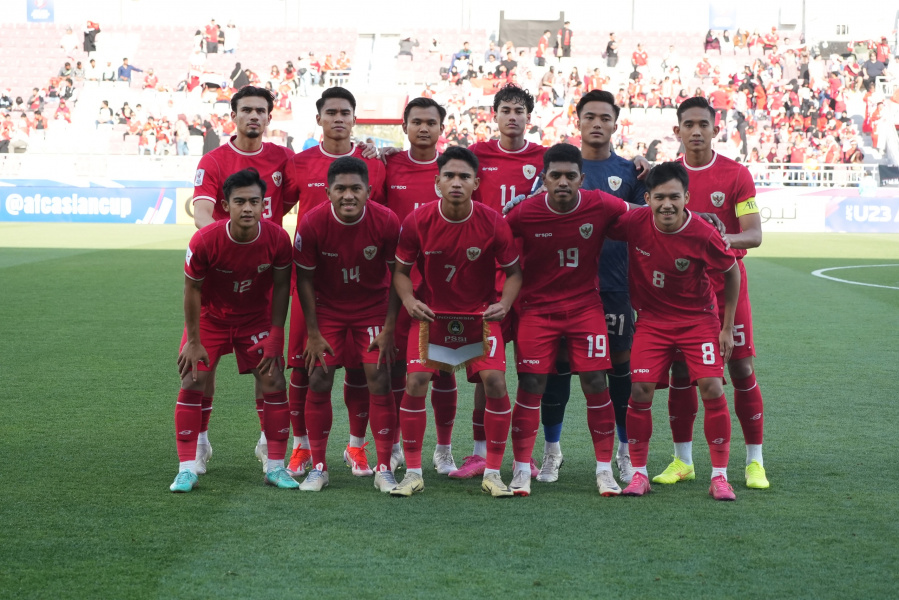 Skuad Timnas Indonesia U-23 di Piala Asia U-23 2024 Qatar.