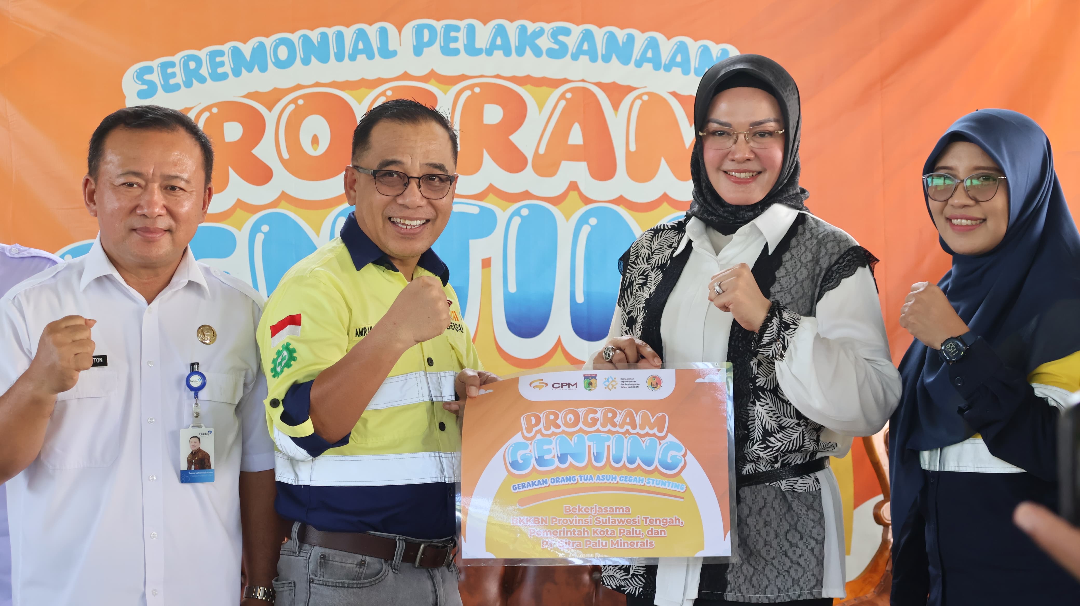 PT Citra Palu Minerals (CPM) menggandeng Tim Penggerak Pemberdayaan dan Kesejahteraan Keluarga (TP PKK) Kota Palu serta BKKBN Sulawesi Tengah untuk meluncurkan Program Genting.
