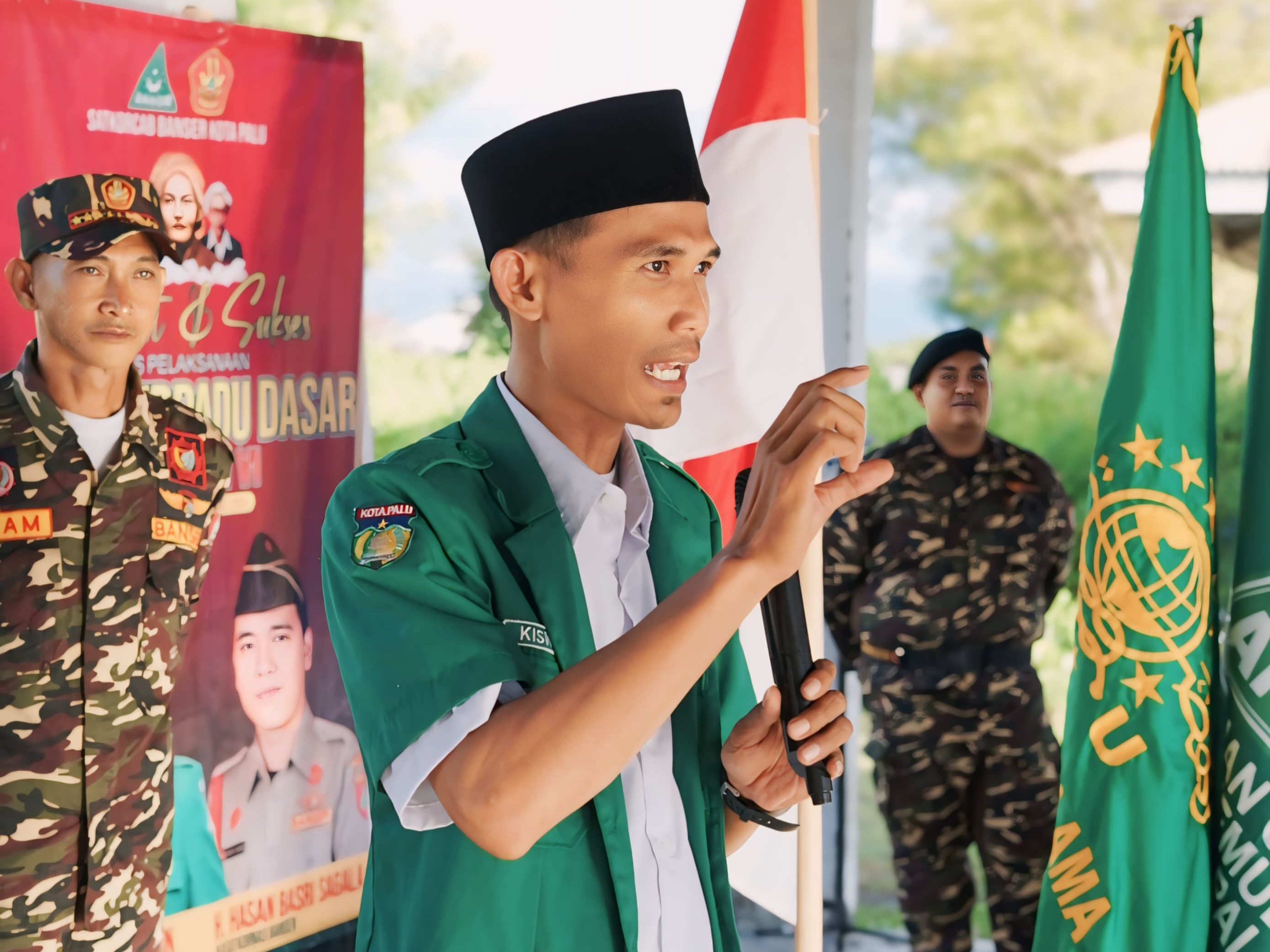 Ketua Pimpinan Cabang GP Ansor Kota Palu, Kiswanto Karsa