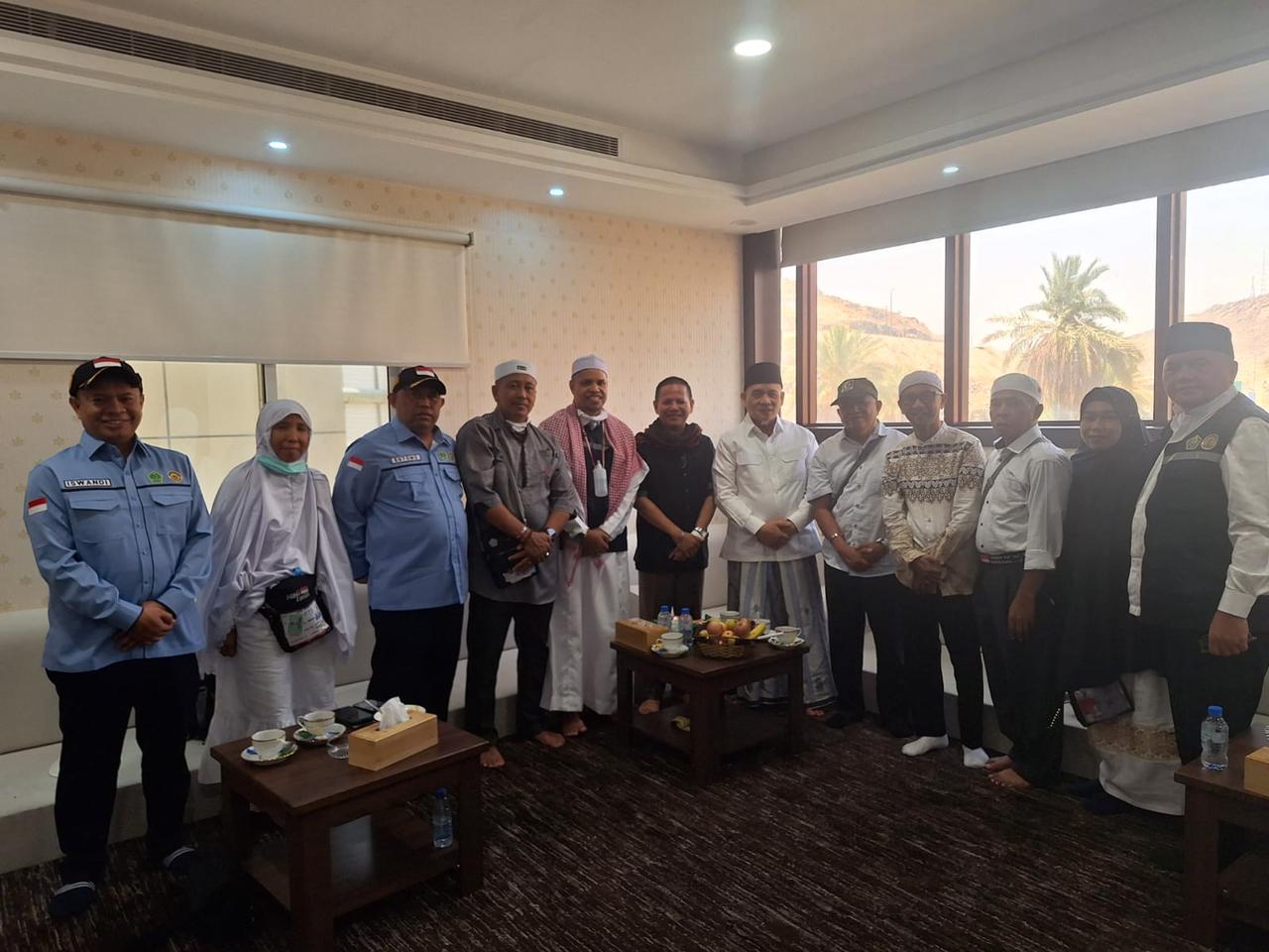 MEMBERIKAN USULAN : KAHMI Sulteng menyampaikan sejumlah usulan konstruktif terhadap pelaksanaan ibadah Haji tahun 2025, kepada Wakil Menteri Agama RI Dr. Muhammad Safi