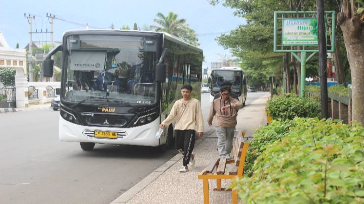 LAYANI RUTE BARU: Bus Trans Palu sejak 13 Januari 2026 kembali beroperasi dengan empat koridor dan satu koridor khusus melayani warga Kota Palu.