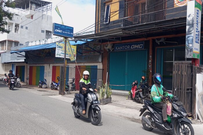 OMC : Kantor OMC di Palu, Jalan Tangkasi, Kelurahan Birobuli Selatan, Palu Selatan, Kota Lalu, Sulawesi Tengah.