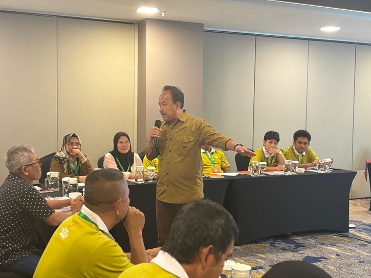 Kegiatan pelatihan ini merupakan bagian dari program pengembangan Sumber Daya Manusia Perkebunan Kelapa Sawit.