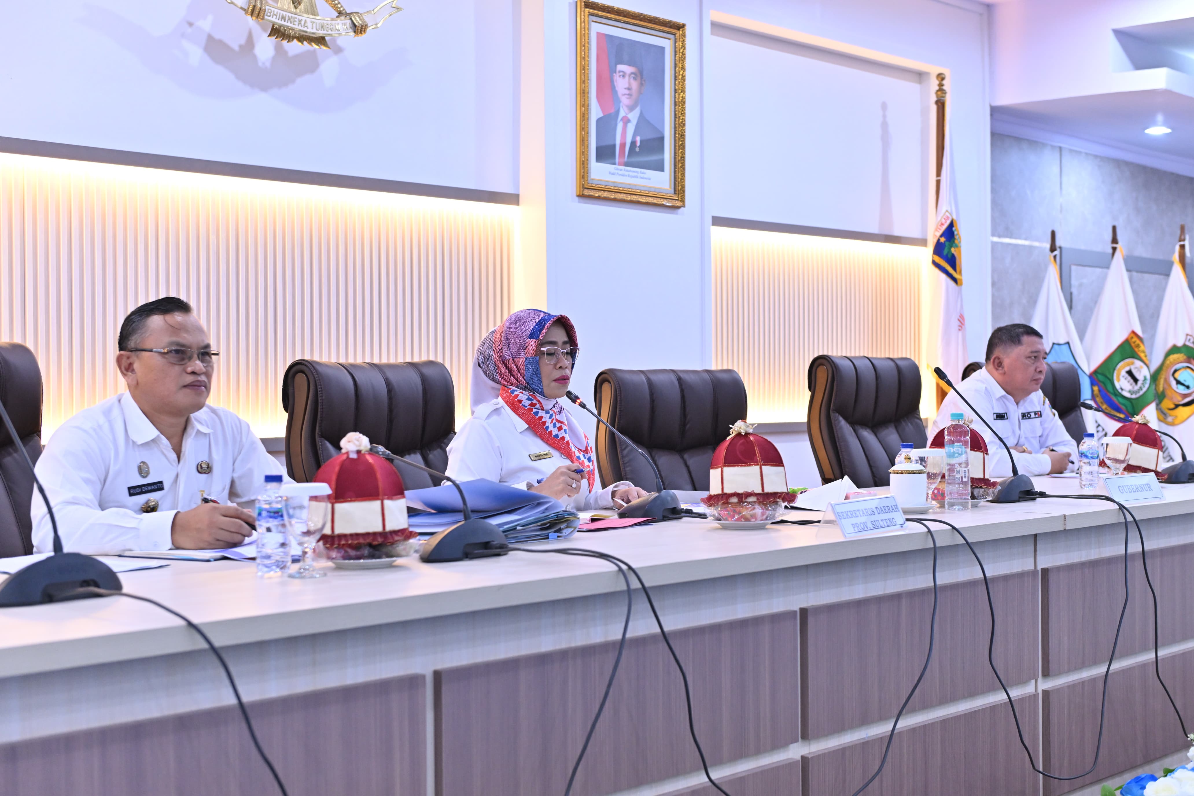 Sekprov Novalina menyampaikan peringatan keras soal pelaporan pengadaan barang/jasa dalam rakor virtual dengan KPK.