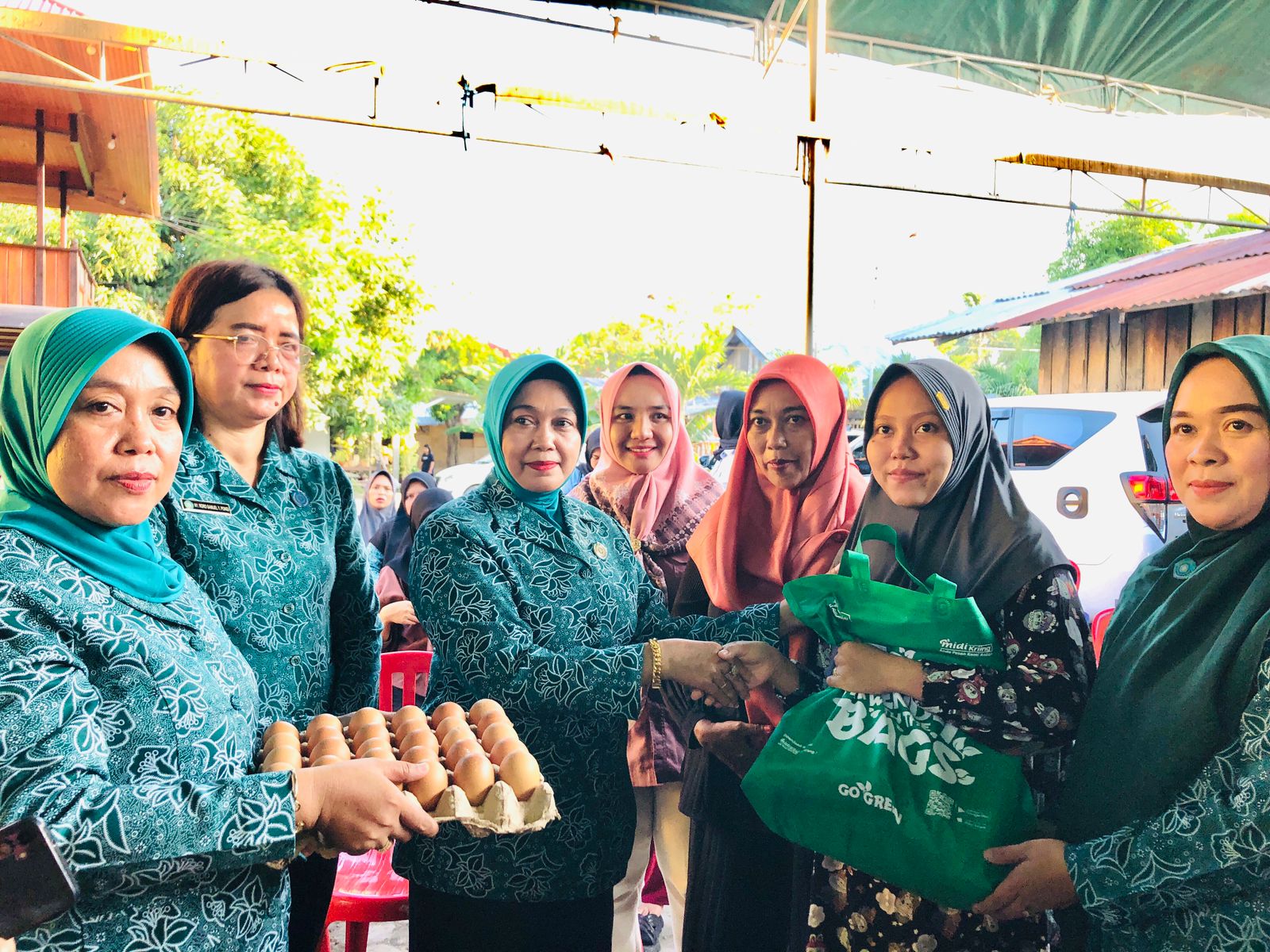 PENCEGAHAN : TP-PKK Kabupaten Sigi terus menggalakkan sosialisasi pencegahan, khususnya menyasar ibu hamil dengan kondisi KEK.(FOTO : ANGEL SUMBARA/RADAR PALU).
