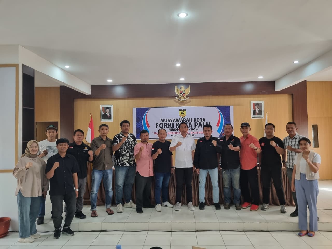 Kepengurusan Baru di bawah Kepemimpinan Zulkarnain M Umar usai pemilihan.