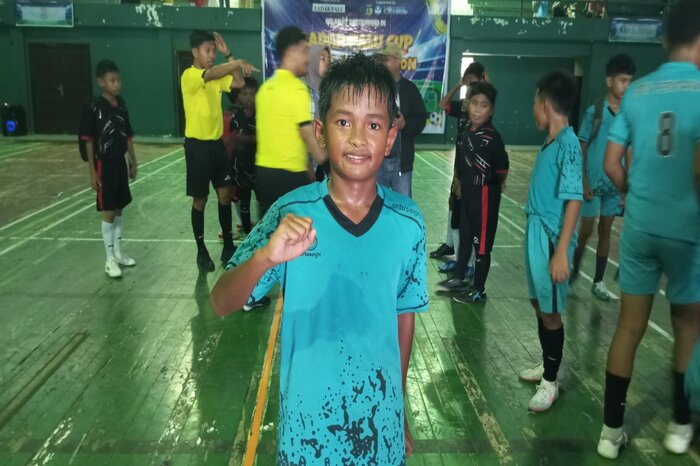Alfa Nofrianda Malontara siswa SDN Pengawu