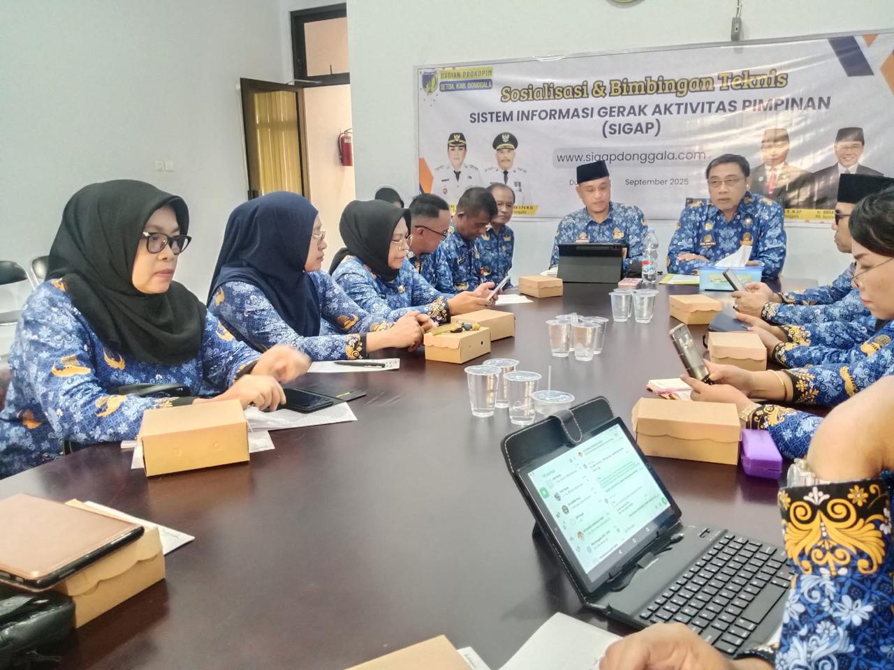 PELUNCURAN : Peluncuran dan sosialisasi apliaksi Sigap, Rabu (17/09/2025).(FOTO: ISTIMEWA/RADAR PALU).