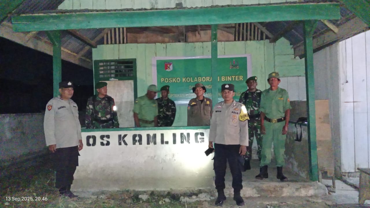 BERSAMA : Pos Kamling bersama di Tentena, Kabupaten Poso.(FOTO: BUDIYANTO WIHARTO/RADAR PALU).