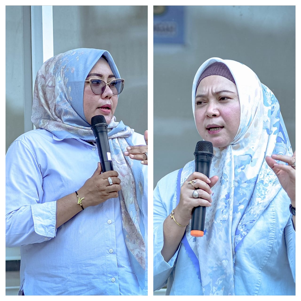 Ketua Yayasan, Mugira. & Mitra Yayasan, Iryanti Arnold