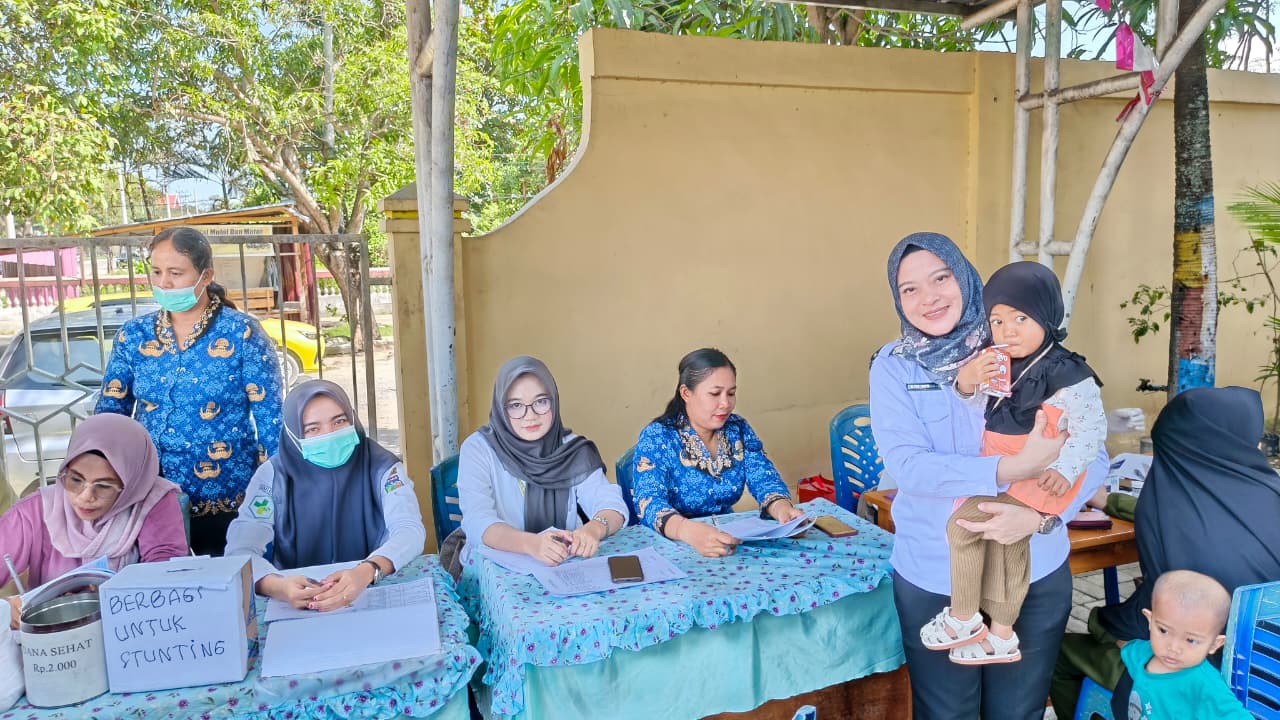 DENGAN BERBAGAI PROGRAM : Angka stunting di Birobuli Utara terus menurun dari 35 kasus kini hanya tertinggal tujuh.