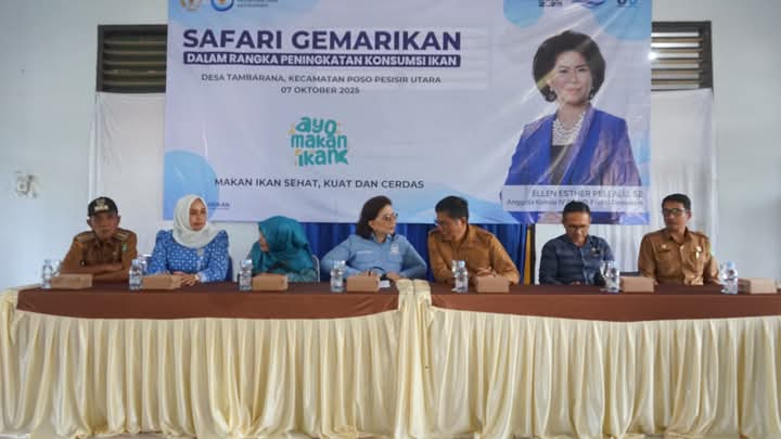 GEMAR IKAN : Kegiatan safari gemarikan di Poso Pesisir Utara.(FOTO: BUDIYANTO WIHARTO/RADAR PALU).