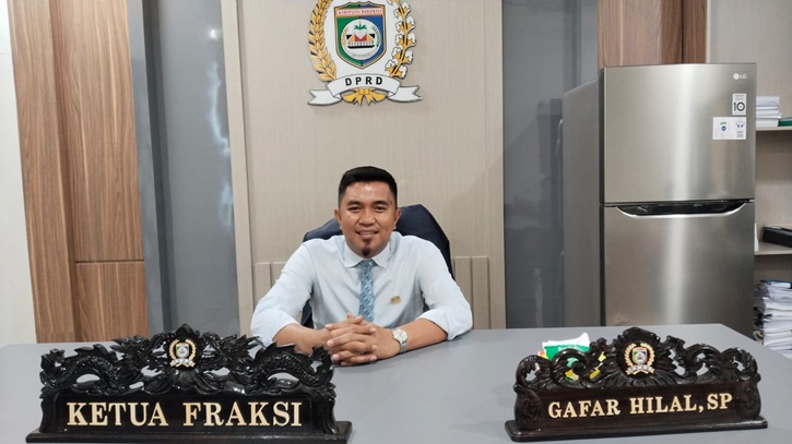 Ketua Fraksi Nasdem DPRD Morowali, Gafar Hilal.