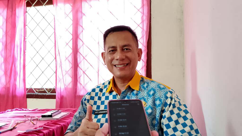 Moh. Afit Lamakarate (FOTO : ANGEL SUMBARA/RADAR PALU).